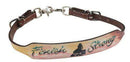 Showman Showman Hand Painted "Finish Strong" Wither Strap