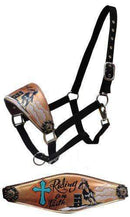 Showman Showman Hand Painted Metallic "Riding on Faith" Bronc Halter