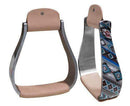 Showman Showman Holographic Navajo Print Stirrups