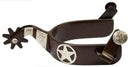 Showman Showman Ladies Brown Steel Silver Show Spur With Texas Star