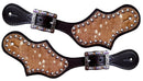 Showman Showman Ladies Cowhide Spur Straps