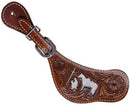 Showman Showman Ladies Praying Cowboy Spur Straps