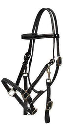 Showman Showman Leather Halter Bridle Combo