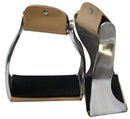 Showman Showman Light Weight Twisted Angled Aluminum Stirrups