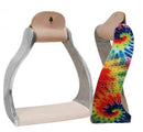 Showman Showman Light Weight Twisted Angled Aluminum Stirrups