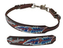 Showman Showman Medium Leather Wither Strap With Painted "Freedom" Design