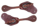 Showman Showman Men's Leather Spur Straps