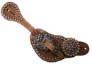 Showman Showman Men's Silver Stud Spur Straps