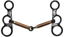 Showman Showman Oak Leaf Copper Wrapped Snaffle Bit
