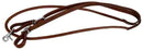 Showman Showman One Piece Leather Braided Middle Roping Rein