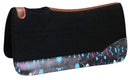 Showman Showman "Paint Splash" 24" x 24" PONY Black Felt Pad