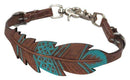 Showman Showman PONY Cut-Out Hand Painted Feather Wither Strap