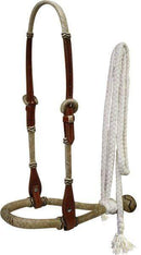 Showman Showman Rawhide Braided Show Bosal Set