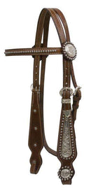 Showman Showman Silver Beaded Headstall