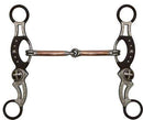 Showman Showman Stainless Steel Copper Broken Snaffle Bit