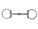 Showman Showman Stainless Steel D-Ring Bit with Copper Roller Center