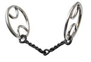 Showman Showman Stainless Steel Divided O-Ring Sweet Iron Snaffle