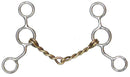 Showman Showman Stainless Steel JR Cow-Horse Bit With Copper Mouth