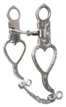 Showman Showman Stainless Steel Open Heart Snaffle Bit