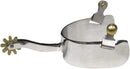 Showman Showman Stainless Steel Wide Band Spurs