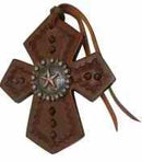 Showman Showman Star Concho Tie On Cross
