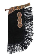 Showman Showman Suede Leather Chinks with Navajo Tooling