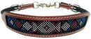 Showman Showman Teal and Pink Crystal Rhinestone Diamond Wither Strap