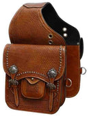 Showman Showman Tooled Leather Saddle Bag