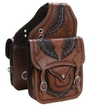 Showman Showman Tooled Leather Saddle Bag