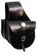 Showman Showman Top Grain Leather Saddle Bag