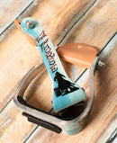 Showman Showman "Trust Your Horse" Barrel Racer Print Stirrups
