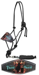Showman Showman Turn & Burn Print Bronc Nose Rope Halter