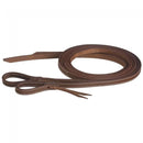 Tough-1 5/8" x 8' Doubled & Stiched Harness Leather Reins w/ Waterloop Ends