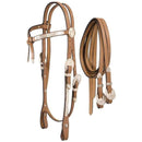 Tough-1 Full Silver Show Futurity Brow Headstall