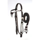 Tough-1 Full Silver Show Futurity Brow Headstall