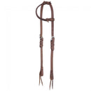 Tough-1 Harness Leather Single Ear Headstall w/ Tie Ends