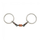 Tough-1 Kelly Silver Star 3 Piece Ring Snaffle Bit