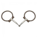 Tough-1 Kelly Silver Star Off-Set Dee Bit w/ Dots Snaffle