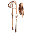 Tough-1 Royal King Double Ear Silver Headstall