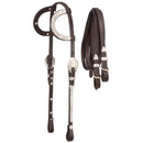 Tough-1 Royal King Double Ear Silver Headstall