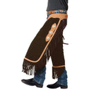 Tough-1 Tough-1 Suede Leather Chinks with Basket Stamp Yoke
