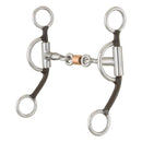 Tough-1 Tough1 Antique Brown 3-Piece Snaffle Bit