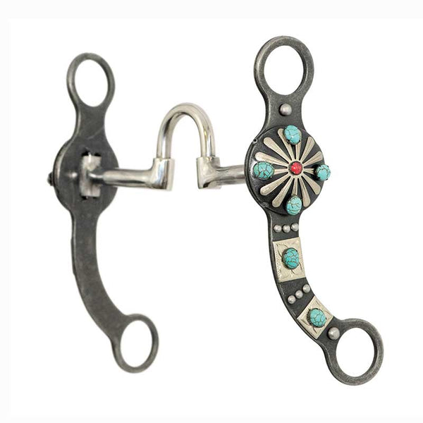 Cowboy Tack Cowboy Tack Southwest Collection Dark Grey Steel Starburst Bit