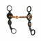 Cowboy Tack Cowboy Tack Southwest Copper Twisted Snaffle Floral Bit