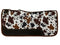 Showman Showman 31" x 32" Nylon Cow Printed Top Contoured Felt Bottom Saddle Pad