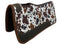 Showman Showman 31" x 32" Nylon Cow Printed Top Contoured Felt Bottom Saddle Pad