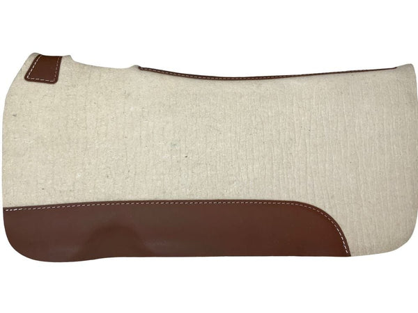 Showman Showman 32" x 31" Contoured Mohair Pure Wool Saddle Pad