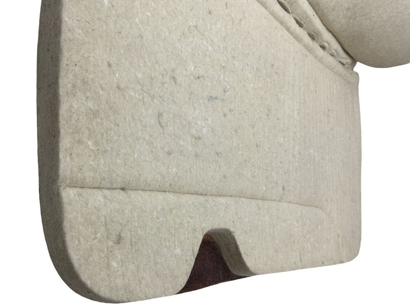 Showman Showman 32" x 31" Contoured Mohair Pure Wool Saddle Pad