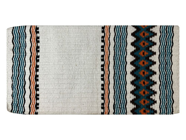 Showman Showman 36" x 34" Wool Saddle Blanket with Navajo Design