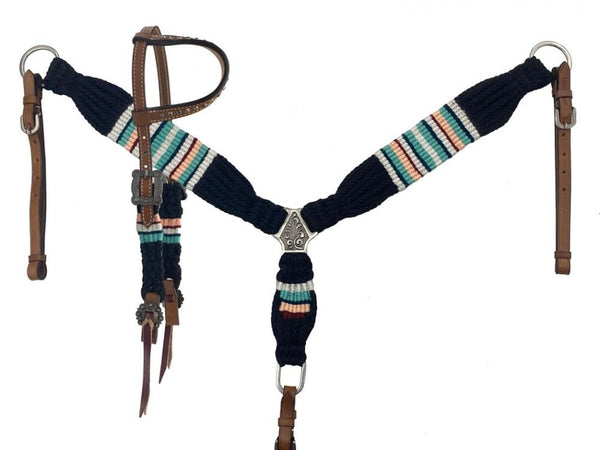 Showman Showman Corded One Ear Headstall Set